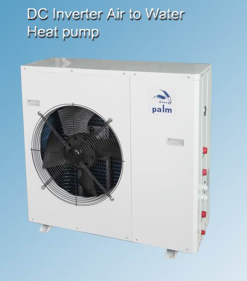 DC inverter air source heat pump with high COP