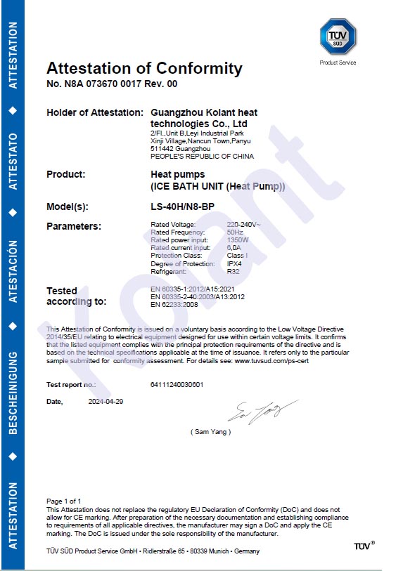 CE certificate